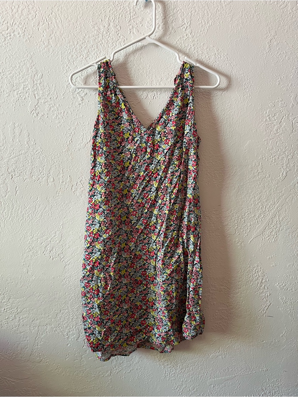 GAP Floral V-Neck Mini Dress